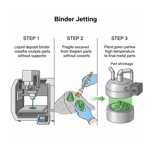 Binder Jetting (Bağlayıcı Püskürtme)
