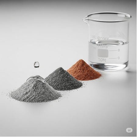 Binder Jetting İçin Kullanılan Metal Tozları ve Bağlayıcılar