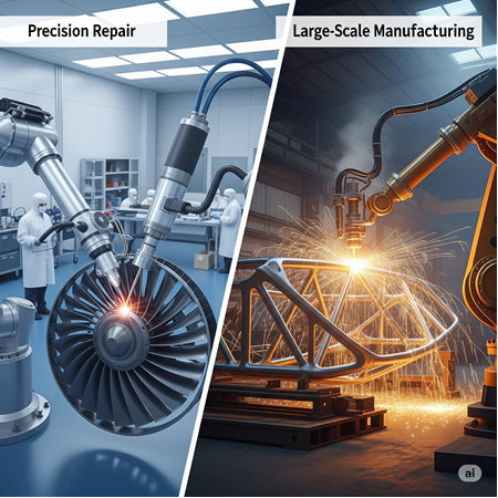 DED (Directed Energy Deposition) Teknolojisi: Büyük Parça Üretimi ve Tamiri