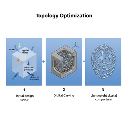 Topoloji Optimizasyonu: Daha Hafif ve Daha Güçlü Parçalar Nasıl Tasarlanır?