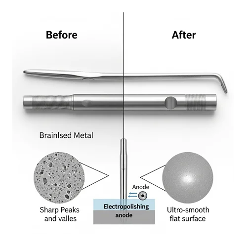 Elektro-kimyasal Parlatma (Electropolishing) ile Ayna Gibi Yüzeyler