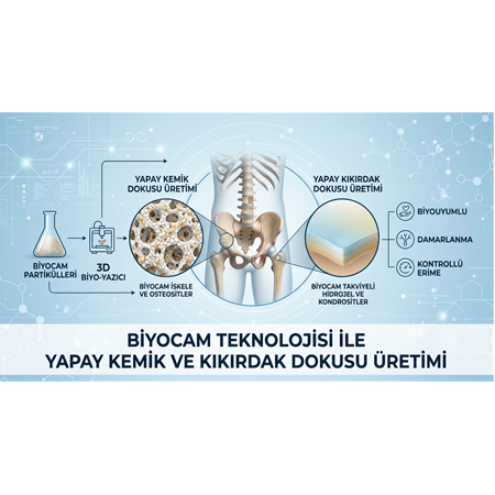 Biyocam Teknolojisi ile Yapay Kemik ve Kıkırdak Dokusu Üretimi