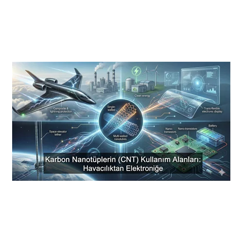 Karbon Nanotüplerin (CNT) Kullanım Alanları: Havacılıktan Elektroniğe