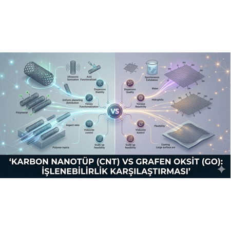 CNT vs Graphene Oxide: İşlenebilirlik