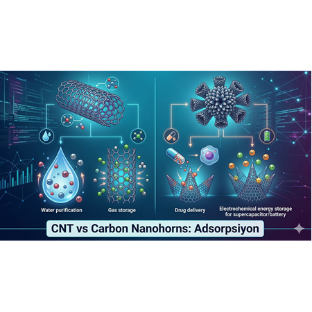 CNT vs Carbon Nanohorns: Adsorpsiyon
