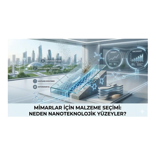 Mimarlar İçin Malzeme Seçimi: Neden Nanoteknolojik Yüzeyler?