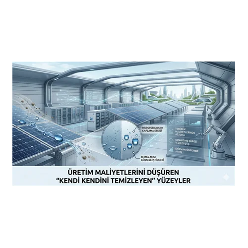 Üretim Maliyetlerini Düşüren "Kendi Kendini Temizleyen" Yüzeyler