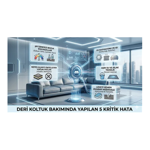 Deri Koltuk Bakımında Yapılan 5 Kritik Hata