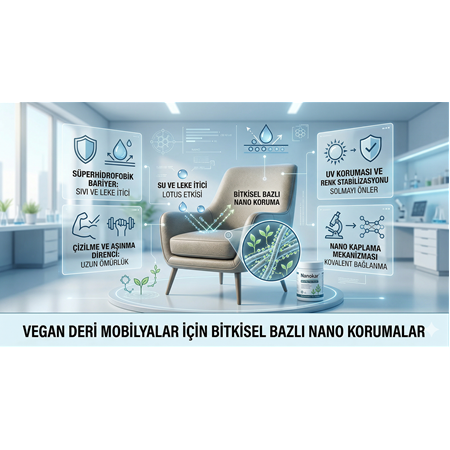 Vegan Deri Mobilyalar İçin Bitkisel Bazlı Nano Korumalar