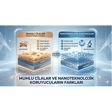 Mumlu Cilalar ve Nanoteknolojik Koruyucuların Farkları