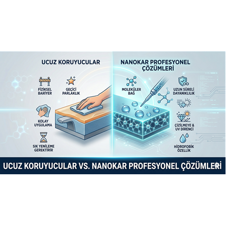 Ucuz Koruyucular vs. Nanokar Profesyonel Çözümleri