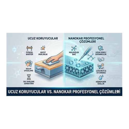 Ucuz Koruyucular vs. Nanokar Profesyonel Çözümleri