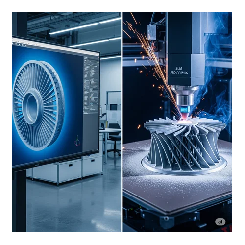 Enerji Sektöründe 3D Baskı: Türbin Kanatları ve Yedek Parçalar