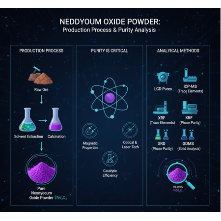Neodim Oksit Tozunun Üretim Süreci ve Saflık Analizi