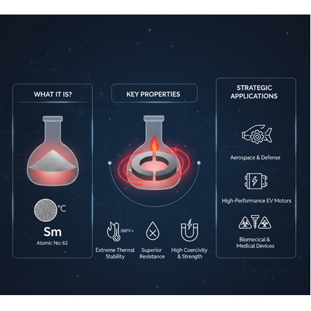 Samaryum Tozu (Sm) ile Üretilen Kalıcı Mıknatıslar