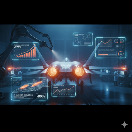 Savaş Uçaklarında Termal Dayanımı Artıran Nano Kaplamalar