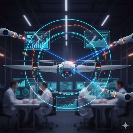 Nano Karbon Fiberle Üretilen Sessiz Drone Kanatları