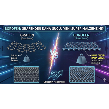 Borofen: Grafenden Daha Güçlü Yeni Süper Malzeme mi?