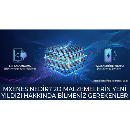 MXenes Nedir? 2D Malzemelerin Yeni Yıldızı Hakkında Bilmeniz Gerekenler
