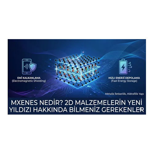 MXenes Nedir? 2D Malzemelerin Yeni Yıldızı Hakkında Bilmeniz Gerekenler