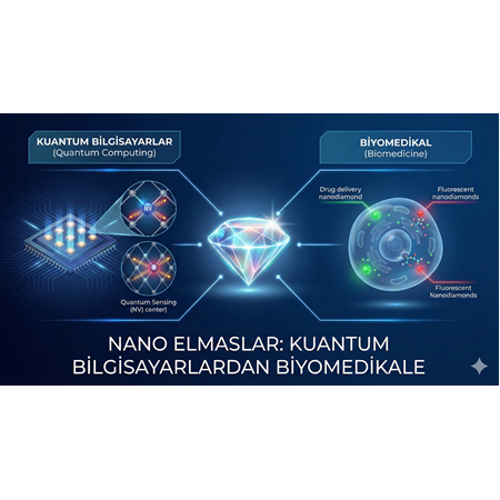Nano Elmaslar: Kuantum Bilgisayarlardan Biyomedikale
