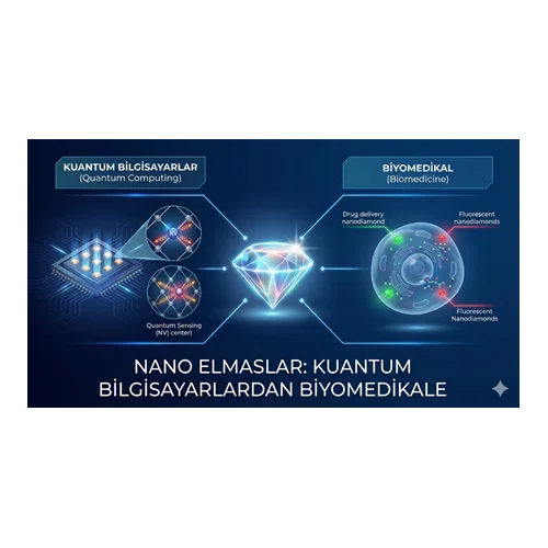 Nano Elmaslar: Kuantum Bilgisayarlardan Biyomedikale