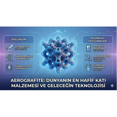 Aerografite Nedir? Özellikleri ve Potansiyel Uygulamaları