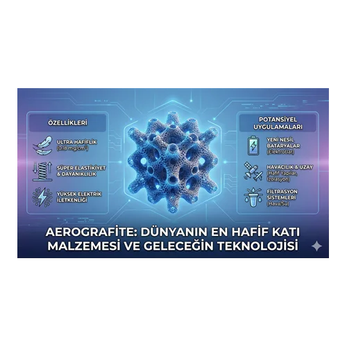Aerografite Nedir? Özellikleri ve Potansiyel Uygulamaları