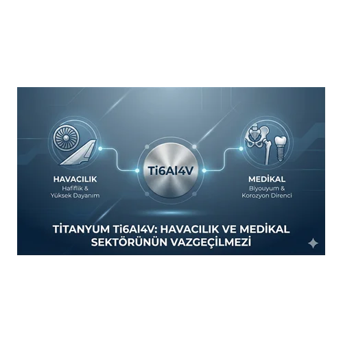 Titanyum Ti6Al4V: Havacılık ve Medikal Sektörünün Vazgeçilmezi