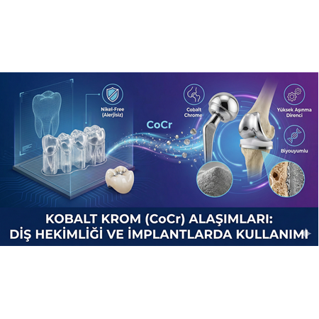 Kobalt Krom (CoCr) Alaşımları: Diş Hekimliği ve İmplantlarda Kullanımı