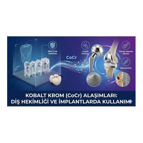 Kobalt Krom (CoCr) Alaşımları: Diş Hekimliği ve İmplantlarda Kullanımı