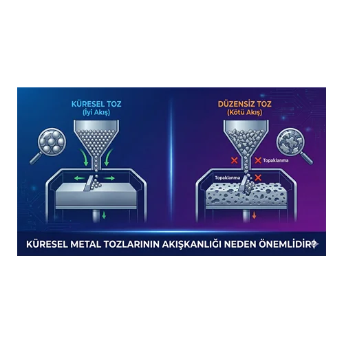 Küresel Metal Tozlarının Akışkanlığı Neden Önemlidir?