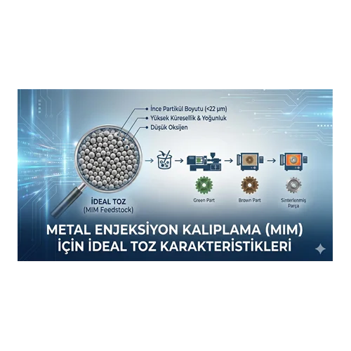 Metal Enjeksiyon Kalıplama (MIM) İçin İdeal Toz Karakteristikleri