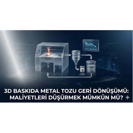 3D Baskıda Metal Tozu Geri Dönüşümü: Maliyetleri Düşürmek Mümkün mü?
