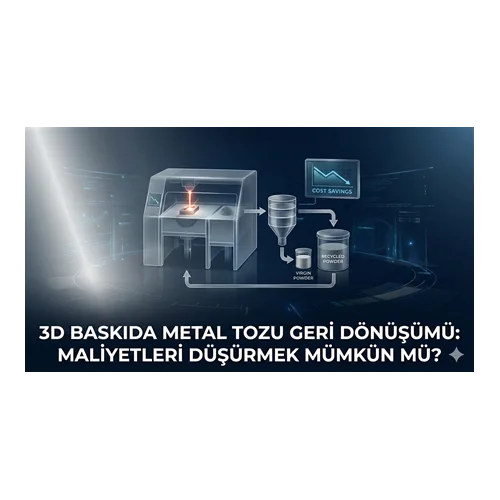 3D Baskıda Metal Tozu Geri Dönüşümü: Maliyetleri Düşürmek Mümkün mü?