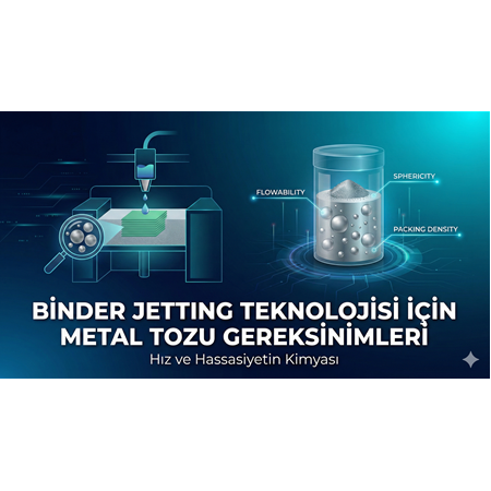 Binder Jetting Teknolojisi İçin Metal Tozu Gereksinimleri