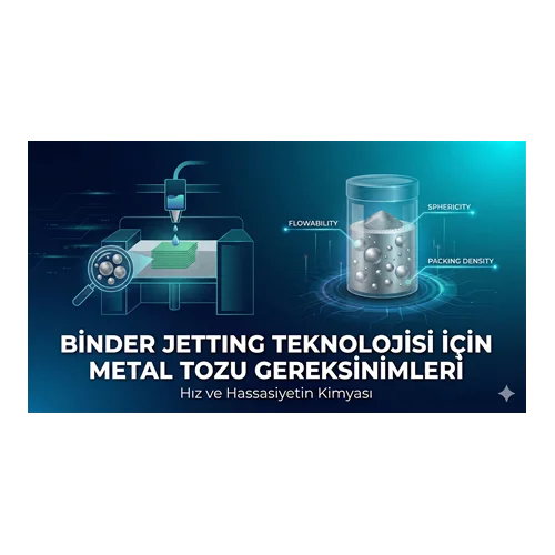 Binder Jetting Teknolojisi İçin Metal Tozu Gereksinimleri