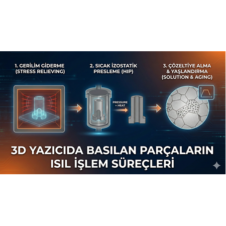 3D Yazıcıda Basılan Parçaların Isıl İşlem Süreçleri