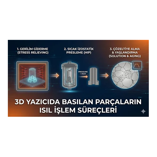 3D Yazıcıda Basılan Parçaların Isıl İşlem Süreçleri