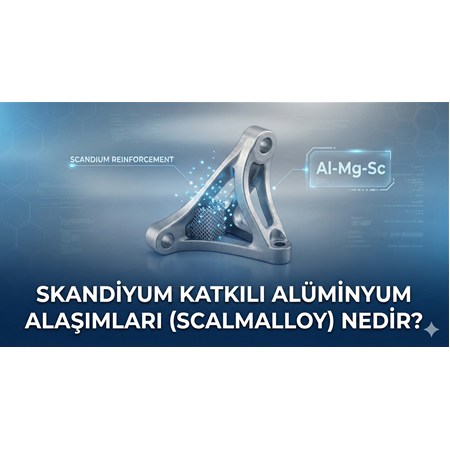 Skandiyum Katkılı Alüminyum Alaşımları (Scalmalloy) Nedir?