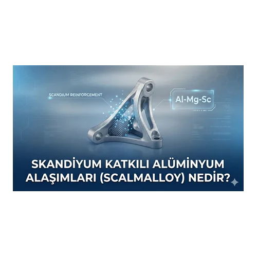 Skandiyum Katkılı Alüminyum Alaşımları (Scalmalloy) Nedir?