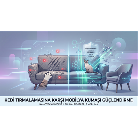 Kedi Tırmalamasına Karşı Mobilya Kumaşı Güçlendirme