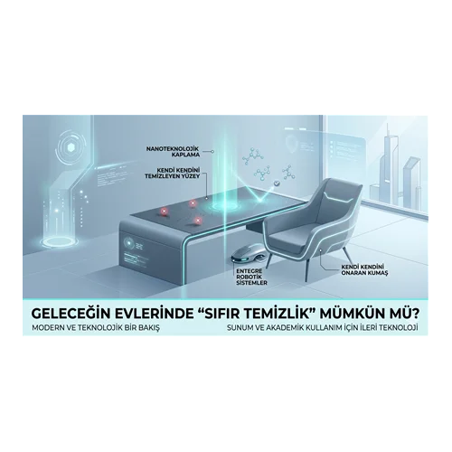 Geleceğin Evlerinde "Sıfır Temizlik" Mümkün mü?