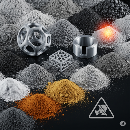 Katmanlı Üretimde Kullanılan Metal Tozları: Avantajlar ve Riskler