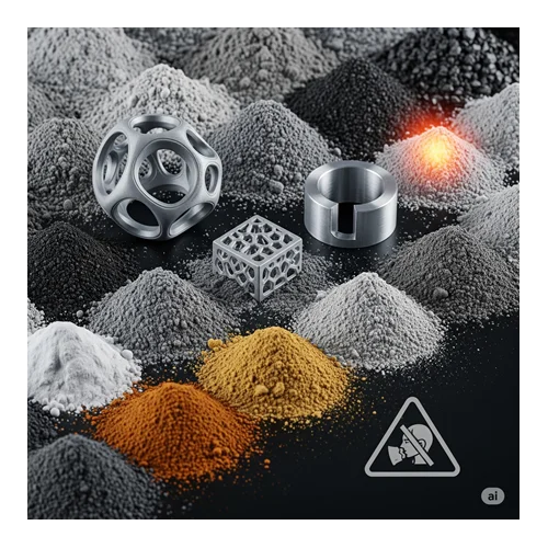 Katmanlı Üretimde Kullanılan Metal Tozları: Avantajlar ve Riskler