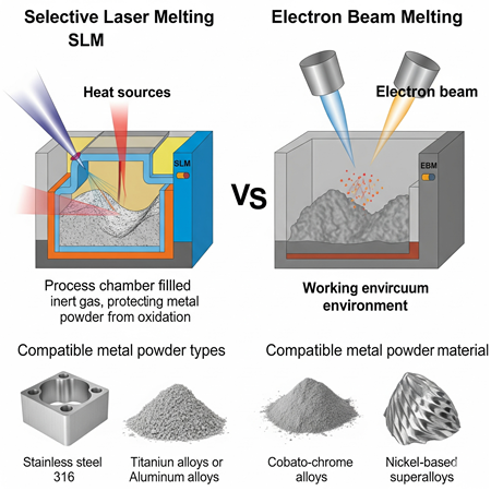 SLM vs EBM: Metal Tozlarının Bu İki Yöntemle Uyumları