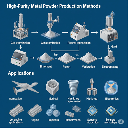 Yüksek Saflıkta Metal Tozlarının Üretimi ve Uygulamaları