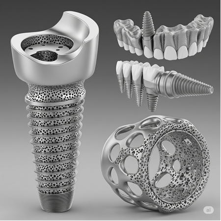 Titanyum Alaşım Tozları Özelinde Başlıklar Titanyum Alaşım Tozları ile Biyomedikal İmplant Üretimi