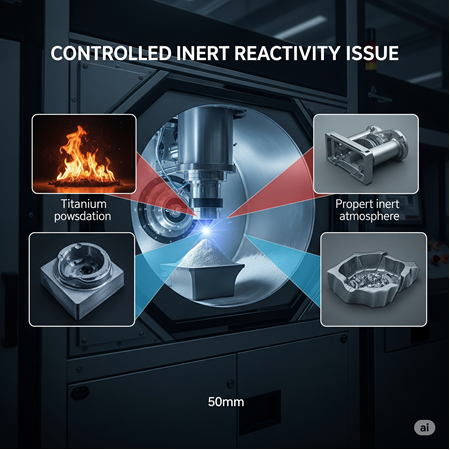 Additive Manufacturing'de Titanyum Tozlarının Reaktivite Sorunu