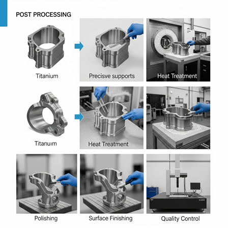 Titanyum Tozlarıyla Üretilen Parçaların Post-Processing Süreçleri